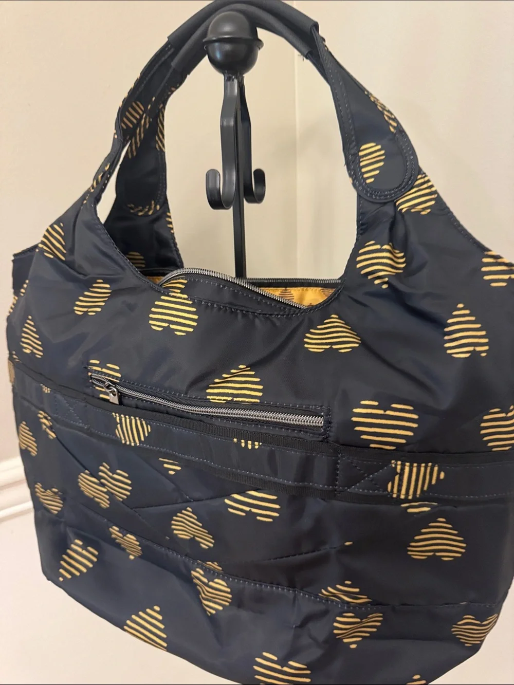 Rare LUG Hearts Gold GondolaSE Hobo Bag